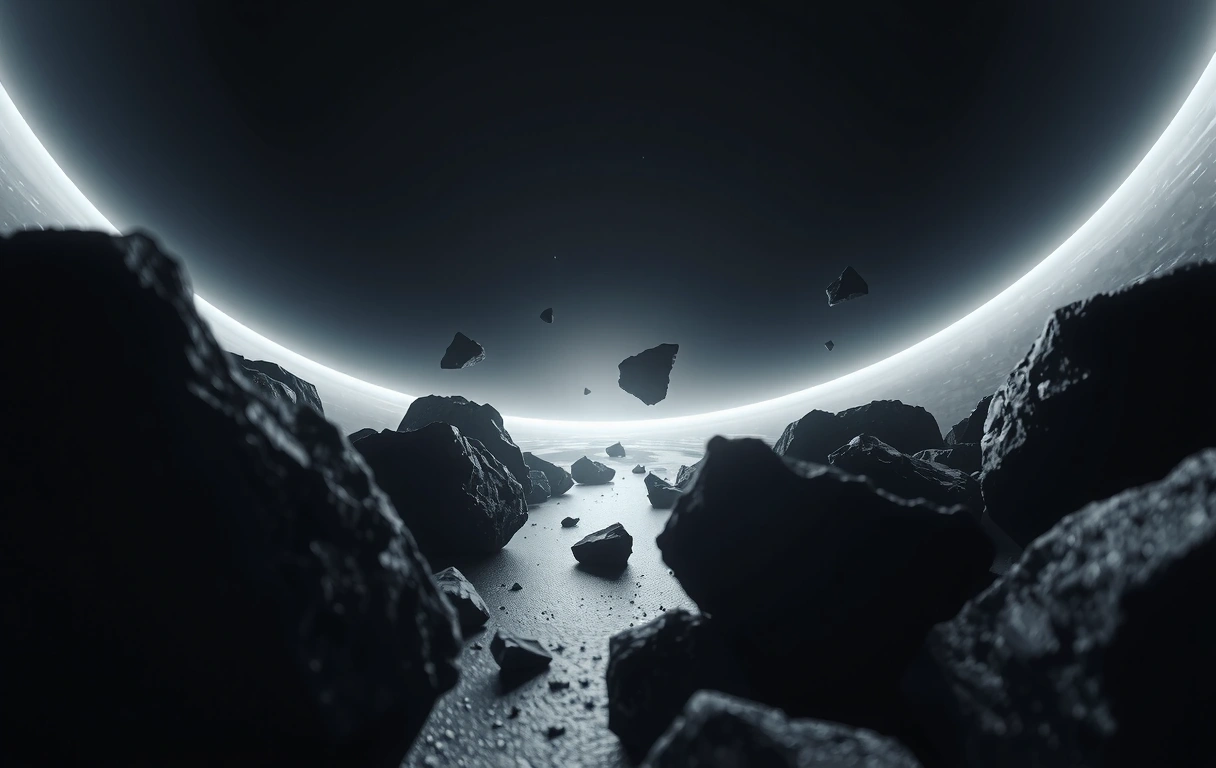 Espace profond et fragments minéraux